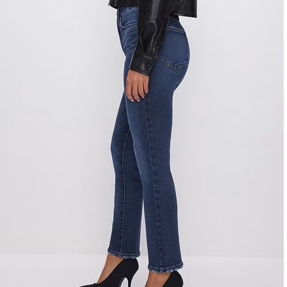 Good American Denim straight leg Jeans size 27 - Picture 3 of 8